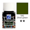 Farba na sklo na živicovej báze Vitrail, 50 ml - olivovo zelená