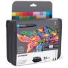 Sada obojstranných alkoholových popisovačov ProMarker - 24+1 ks, arts and illustration wallet