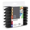 Sada obojstranných alkoholových popisovačov ProMarker - 12+1 ks, Manga Set 1