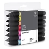Sada obojstranných alkoholových popisovačov ProMarker - 12+1 ks, Set 2