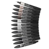 Sada obojstranných alkoholových štetcových popisovačov Promarker Brush - 12+1 ks, neutral tones