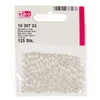 Koráliky ryža, 3x6 mm - Perleťovo biele