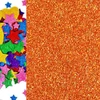 Machová guma - trblietavá oranžová