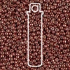 Miyuki japonské sklenené koráliky 11/0 - Duracoat Galvanized Dark Berry