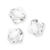 Reťaz z kónických kryštáľových korálkov Preciosa, 4 mm - Crystal