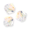 Reťaz z kónických kryštáľových korálkov Preciosa, 6 mm - Crystal AB