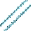 Obraz 1/2 - Reťaz z kónických kryštáľových korálkov Preciosa, 4 mm - Aqua Bohemica