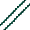Obraz 1/2 - Reťaz z kónických kryštáľových korálkov Preciosa, 4 mm - Emerald