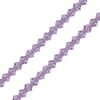 Obraz 1/2 - Reťaz z kónických kryštáľových korálkov Preciosa, 4 mm - Violet