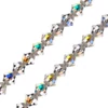 Obraz 1/2 - Reťaz z kónických kryštáľových korálkov Preciosa, 6 mm - Crystal AB