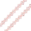 Obraz 1/2 - Reťaz z kónických kryštáľových korálkov Preciosa, 6 mm - Light Rose