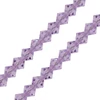 Obraz 1/2 - Reťaz z kónických kryštáľových korálkov Preciosa, 6 mm - Violet