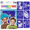 Obraz 2/3 - Šablóna na maľovanie na tvár Snazaroo, 6 vzorov - Adventure, pre chlapcov