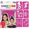 Obraz 2/3 - Snazaroo šablóna na maľovanie na tvár, 6 vzorov - Fantasy, pre dievčatá