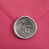 Pečatná vosková tyčinka do tavnej pištole, J. Herbin, 6 ks - metalická strieborná