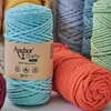 Obraz 3/4 - Macramé priadza, Anchor Crafty Fine, česateľná, 3 mm - drevené uhlie