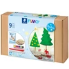 Obraz 1/4 - FIMO Air Basic Christmas Set, sada vianočných modelovacích hmôt, 500 g s doplnkami