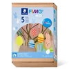 FIMO Air Light Easter Set, sada veľkonočných modelovacích hmôt, 125 g s doplnkami (s lanom)