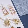 Odlievacia silikónová forma na živicu, Fimo - ploché náušnice, list-drop-geometrické, 7 druhov