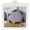 Obraz 1/6 - Háčkovaná súprava Anchor Mandala vankúš - Pávová modrá