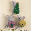 Obraz 2/3 - Háčkovacia sada, figúrka Anchor Creativa Amigurumi - Vianočné myšky
