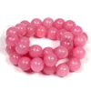 Obraz 1/2 - Jégkvarc ásványgyöngy, pink, 10 mm, 1 szál