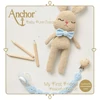 Háčkovacia sada, figúrka Anchor Baby Pure Cotton Amigurumi - Pokojný zajačik a retiazka na cumlík