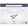 Blok papiera Clairefontaine Ingres, 130 g, 25 listov, biely - 30x40 cm