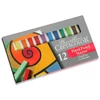 Obraz 1/2 - Sada pasteliek (pitt kried) Cretacolor - 12 ks, základná farebná škála