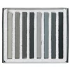 Sada pasteliek (pitt kried) Cretacolor - 8 ks, odtiene sivej
