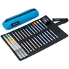 Obraz 1/8 - Kresliaca sada v sklopnom plátennom držiaku Cretacolor Pencil Wrap Set - Aqua, 17 ks- ová