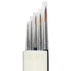 Sada štetcov Da Vinci 5246 Watercolour, červená kuna, okrúhle, 5 ks + mydlo