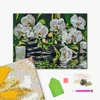 Obraz 2/18 - Diamantové mozaikové puzzle, na napnutom plátne, 40x50 cm - Pokoj pri orchideách