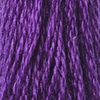 Vyšívacia niť, DMC Mouliné (rozdelená, 6 vlákien), 8 m - 099-550, Violet - VY DK