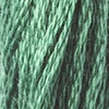 Vyšívacia niť, DMC Mouliné (rozdelená, 6 vlákien), 8 m - 253-699, Green
