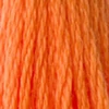 Vyšívacia niť, DMC Mouliné (rozdelená, 6 vlákien), 8 m - 353-970, Pumpkin - LT
