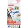 Akrylový popisovač edding 5100 (marker) sada, M (2-3 mm) - 5 ks, pastelová