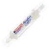 Obojstranný akrylový popisovač edding 5400 3D Double liner - 922, traffic white