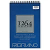 Čierny skicár Fabriano 1264, 200 g - A3, špirálový na vrchu