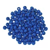 Drevené koráliky, 4 mm, 150 ks - 48, stredne modré