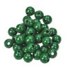 Drevené koráliky, 8 mm, 80 ks - 69, tmavo zelené