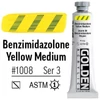 Akrylová farba Golden Acrylics Heavy Body, 59 ml - 1008, benzimidazolone yellow medium