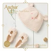Pletacia sada, Anchor Baby Pure Cotton - Čiapka a topánky, béžová