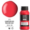Akrylová farba Liquitex Basics Fluid, 118 ml - 151, cadmium red medium hue