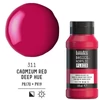 Akrylová farba Liquitex Basics Fluid, 118 ml - 311, cadmium red deep hue