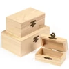 Obraz 1/2 - Sada drevených krabičiek - 3 ks, kváder, 15x9,5x6,5/12x7,5x5,5/9x5x4 cm