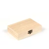 Obraz 2/2 - Drevená krabička - 4 priehradky, so zrkadlom, 14x10x3,7 cm