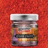 Farba na sklo s rozpúšťadlom Pentart, 30 ml - 26523 trblietavá červená
