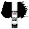 Lesklá akrylová farba Pentart, 20 ml - čierna