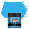 Lesklá akrylová farba Pentart, 50 ml – bledomodrá